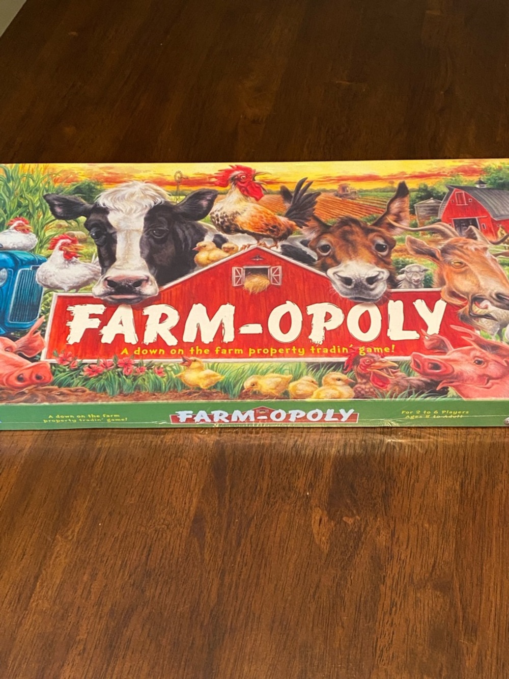 Sealed, NIB! Farm-Opoly Family Board Game